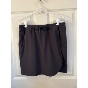 Patagonia Fleetwith Wrap Front Skort Black Size Medium